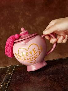 HARRY POTTER X SHEIN 1 Chiếc cốc sứ hình lọ thuốc tình yêu dung tích 17.75oz/525ml, chịu được nhiệt và lạnh, thích hợp đựng sữa, nước ép, cà phê, v.v. Tình yêu - Nhiều màu - Xem 6