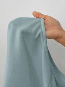 SHEIN EZwear Plus Size Black Simple Fitted Dress Vest, Formal Business Attire Graduation,Back To School,Teacher Outfits For Women In Fall/Winter - Mint Green - View 8