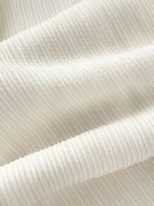 Elamini 女士休闲宽松抽绳腰长直筒裤，杏色，轻薄褶皱面料，适合旅行和户外活动穿着 - 杏色 - 查看 6