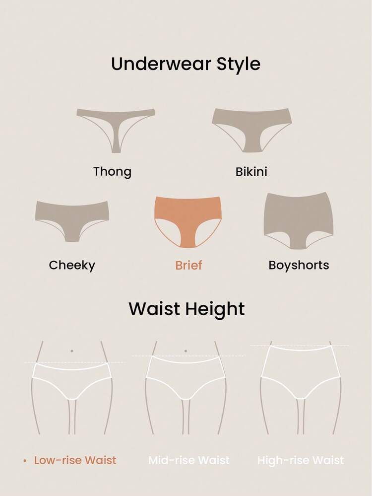 Embroidered Floral Lace Detail Low-Rise Briefs