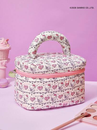 HELLO KITTY AND FRIENDS | Joivida 1pc Fashionable And Simple Portable Makeup And Cosmetic Tool Storage, Suitable For Women, Girls, And Travel, Home, And Daily Use,Makeup Storage Bag Mini Pouch Travel Small Makeup Case Accessories Make Up Holder Brush Bag Make Up Container Cosmetic Bag Travel Essentials Ladies Accessories Travelling Stuff Makeup Bag Makeup Bags Makeup Pouch Make Up Pouch Back To School Supplies