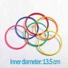 Outdoor Ring Toss Game, Sensory Integration Training Equipment, Multiplayer Game For Holiday Gatherings & Party Fun - Multicolor - View 6