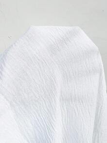 Serisse 刺绣网纱装饰扇贝花边露背吊带背心 - 白色 - 查看 9