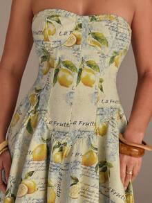 Athîral Đầm ngắn không tay trễ vai dáng casual dành cho nữ, thích hợp cho kỳ nghỉ xuân/hè. - Nhiều màu - Xem 4