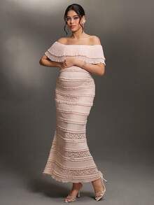 Cheriluna Maternity 孕妇写真服装 - 粉色 - 查看 5