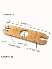 1/2/3件套木制酒架，可放置1瓶葡萄酒和2个酒杯，创意木制工艺品，是送给葡萄酒爱好者的理想礼物。 - 棕色 - 查看 4
