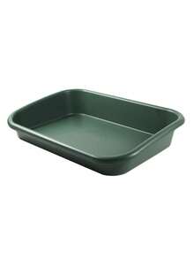 Plateau de plantation multifonctionnel vert, adapté pour le semis, le mélange, la plantation et le stockage de plantes en pot ; idéal pour la culture de succulentes et de cactus ; robuste et durable ; convient pour le jardinage intérieur et extérieur ; fabriqué en plastique léger et polyvalent - Bac de rangement pour jardin - Voir 7