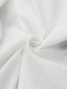 EMERY ROSE 女士休闲纯色短裤，夏季 - 白色 - 查看 8