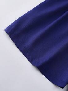 GlowEve CURVE Nuevo conjunto de 2 piezas de verano para mujer de talla grande, adecuado para ir al trabajo, fiestas, reuniones, salidas casuales, estilo chino, estilo resort, apropiado para el Día de San Patricio, Pascua, Día de San Valentín, Navidad, Acción de Gracias, cómodo, versátil, favorecedor, conjunto de primavera/verano - Azul - Ver 7