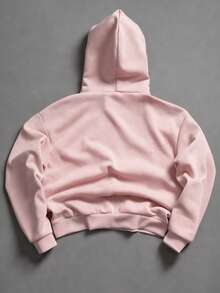 PAVTROS Áo Hoodie Nam Hai Mũ Kiểu Patchwork, Phong Cách Đường Phố, Rộng Rộng, Họa Tiết, Phối Đồ, Bạn Bè, Anh Yêu Bạn Trai, Phong Cách Đường Phố, Cặp Đôi, Thiết Kế Cấu Trúc, Họa Tiết Thêu, Hai Mũ, Ngày Valentine, Xuân Hè, Quà Tặng Bạn Trai, Lễ Hội Mardi Gras, Cổ Điển, Thời Trang Đường Phố, Tiệc Tùng, Ngày Thánh Patrick, Đi Chơi - Màu Hồng baby - Xem 2