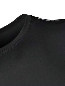 Gym Rark Men's Raglan Short Sleeve Casual Fitness Workout T-Shirt - Black - View 3
