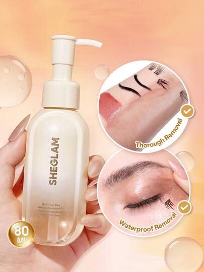 SHEGLAM Melt Your Day Makeup Remover Oil Brand Beauty Makeup Face Paint Cosmetic For Women Girls Perfect For Spring Summer Ideal For Y2K Fancy Fashion Suitable For Birthday Mother'S Day Gift Rave Party Ready Best Color