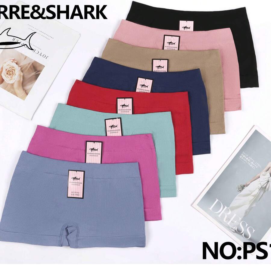 Este paquete trae 12 BRAGAS es ideal para sentirte sexy, fresca y cómoda todos los días. Las bragas están confeccionadas con un encaje delicado y suave, que se adapta sin apretar, brindando una sensación ligera y femenina. Incluye una hermosa variedad de colores como negro, rosa, vino, blanco, azul oscuro, azul claro, rojo y durazno, para que siempre tengas una opción diferente según tu mood. El paquete viene con tallas surtidas entre M, L y XL/XXL. Pantalones cuadrados femeninos - Multicolor - Ver 1