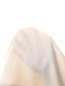 Heiryn 女士纯色船领长袖时尚迷你连衣裙 - 杏色 - 查看 9