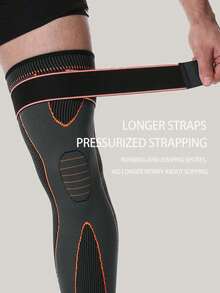 1pc Striped Pattern Knee Pad Gym - Orange - View 4