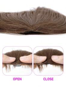 French Bangs Bigger Size Human Hair Air Bangs Dark Brown Color Bangs Clip In Hair Extensions Beginner Friendly - S2 - View 6
