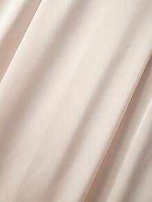 GlowEve CURVE 大码女式时尚优雅双排扣亮面中长裙 - 香檳色 - 查看 6