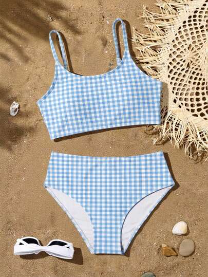 Bộ bikini cho bé gái tuổi teen, đồ bơi rời bằng vải dệt kim dễ thương, kiểu dáng giản dị, thanh lịch, phù hợp cho bơi lội, kỳ nghỉ hè, bãi biển, hồ bơi và các bữa tiệc ngày lễ.