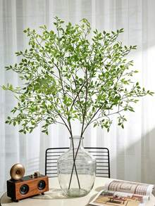 Rama de árbol artificial, tallo de planta alta para boda, jardín, oficina, decoración del hogar, ramas de follaje verde para jarrón interior, jarrón alto, jardín exterior, boda, fiesta, centro de mesa del hogar - Multicolor - Ver 3