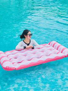 1 chiếc phao hơi sọc, phao bơi, phao chơi nước, đệm hơi - 1pc - Xem 12