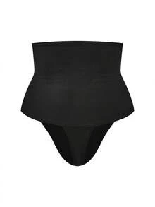 SHEIN Bawahan Korset Wanita - Hitam - View 2