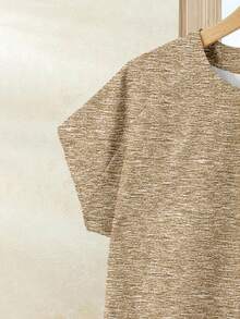 Rusticease 两件套女士波西米亚杏色几何图案度假休闲上衣+半裙套装 - 夏季波西米亚风半裙套装，适合海滩、邮轮、音乐节、演唱会、婚礼宾客、城市旅行、海岛度假等场合。 - 彩色 - 查看 3