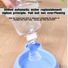 1个自动喂食器猫大容量饮水碗 - 多色 - 查看 3