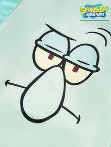 SpongeBob SquarePants | PETSIN Áo vest cho thú cưng in hình mũi to, mắt to dễ thương, mềm mại và thoáng khí, thân thiện với da, màu xanh bạc hà dành cho mèo và chó. - Màu xanh bạc hà nhạt - Xem 3