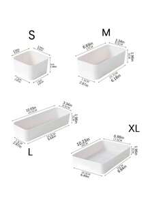 6-Piece/7-Piece Drawer Organizer Set With Built-In Storage Boxes, Partitioned Dressing Table/Desktop Cosmetic And Skincare Product Organizers, Suitable For Drawers Of All Sizes, A Great Helper For Women's Organization, A Must-Have For Travel And Vacations, Perfect For Autumn Decorations And Halloween Themes. - Multicolor - View 3