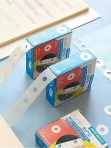 250Pcs Round Hole Reinforcement Stickers, Self Adhesive Paper Hole Punch Protectors For Loose Leaf Notebook, Back To School Supplies 3. - multicolor - View 7