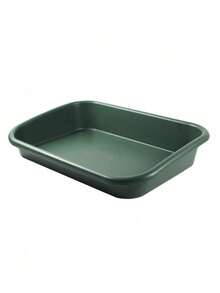 Plateau de plantation multifonctionnel vert, adapté pour le semis, le mélange, la plantation et le stockage de plantes en pot ; idéal pour la culture de succulentes et de cactus ; robuste et durable ; convient pour le jardinage intérieur et extérieur ; fabriqué en plastique léger et polyvalent - Bac de rangement pour jardin - Voir 8