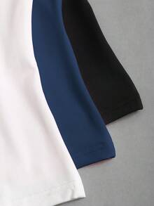 Sweetra 女士纯色荷叶边休闲露脐背心，夏季 - 彩色 - 查看 7