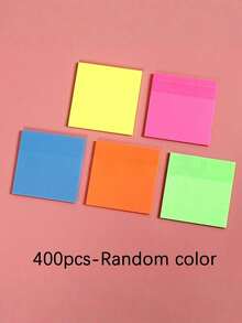 800pcs/400pcs/200pcs Reusable Transparent Colored Sticky Notes, Waterproof PET Memo Pads For Note Taking And Clear Content Visibility, Classroom Resources, Highlighters, Stationery, Back To School Essentials - Pet Waterproof Sticker - View 9