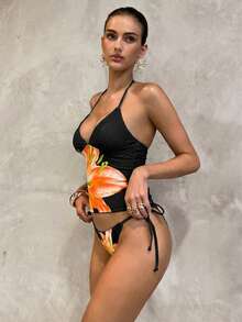 Swim Glamine Bộ bikini kẻ caro anh đào ngọt ngào - Nhiều màu - Xem 4