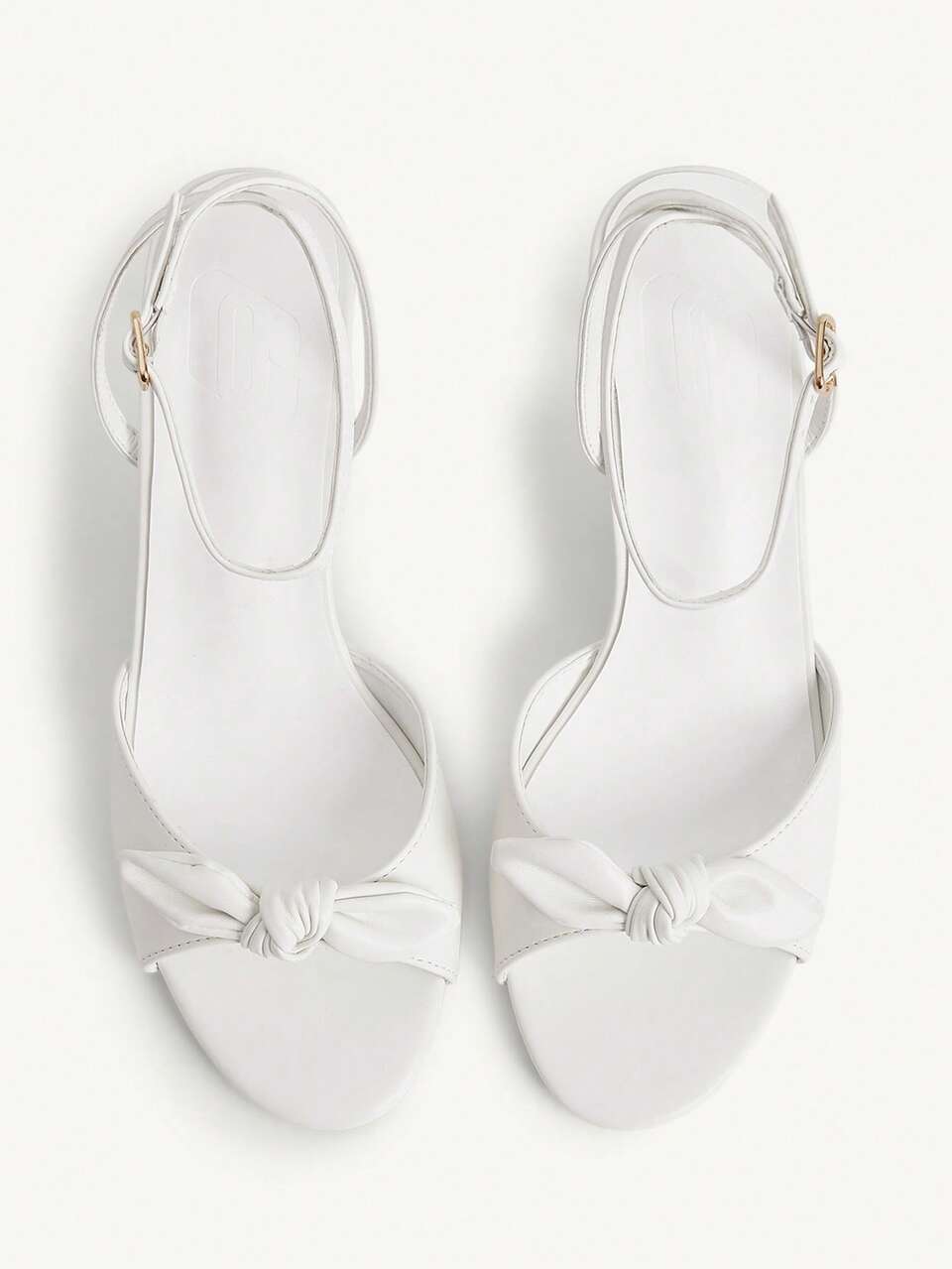 CUCCOO CHICEST Women Shoes White PU Butterfly Knotted Ankle Strap Fashionable Sexy Round Toe High Heel Sandals Summer
