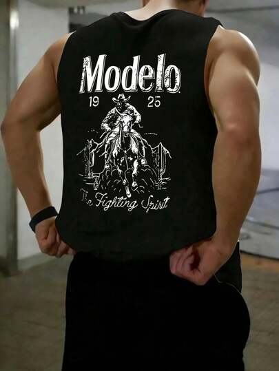 Men's vest, menswear, regular length, vest, sportswear, suitable for everyday wear and outdoor activities, made of comfortable fabric, machine washable.