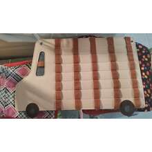 Large Capacity Racing Storage Rack, Beige Racing Stripe Background, Hanging Design, Space Saving, Vertical Wall Decoration, Easy To Install, Durable Fabric Garage, Fun Decoration, Racing Accessories, Fun Decorations, Fun Design, Toy Storage, Door Hanging Storage, Room Organization, Home Decoration - Multicolor - View 3