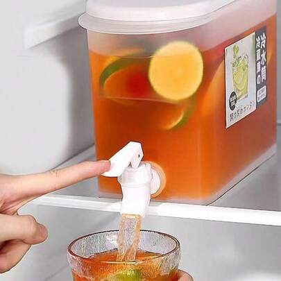 冰箱冷水壶带水龙头冷水桶 3.5升大容量果汁茶饮壶家用冷萃壶