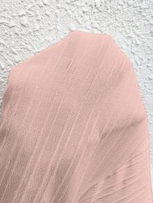 EMERY ROSE Women's Plus Size V-Neck Sleeveless Button Front Ruffle Hem Slip Dress,Dusty Pink,Summer,Boho,Beach Vacation,Holiday Spaghetti Strap Textured Mini - Orange - View 4