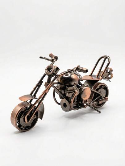 1 Tượng xe máy tinh xảo, chất liệu kim loại, kiểu dáng cổ điển vượt thời gian, đồ sưu tầm hoài cổ, vật trang trí phòng, món quà ý nghĩa cho gia đình, các bộ phận và màu sắc được chọn ngẫu nhiên, quà sinh nhật/tốt nghiệp.