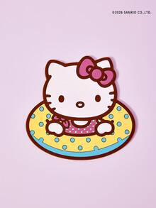 HELLO KITTY AND FRIENDS | Joivida 一套四件可爱猫咪杯垫。它们是隔热垫，可以重复使用。 - 棕色 - 查看 7