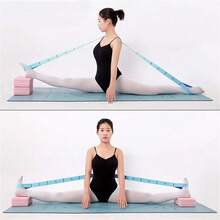 1 Dây kháng lực yoga 8 khe/11 khe, Dây co giãn yoga thể dục cho nữ, Dây đàn hồi kỹ thuật số, Dây căng khi khiêu vũ, Dây kháng lực - Nhiều màu - Xem 6