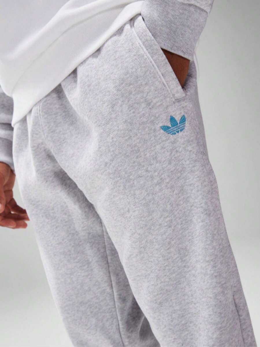 Adidas 男士户外运动裤 透气舒适 轻盈弹力 标志百搭 弹性腰带 撞色拼接 日常通勤 外出旅行 街头风 黑色 IT7781 - 灰色 - 查看 1