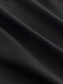 Elamini Bộ jumpsuit gợi cảm đính đá lấp lánh, dây mảnh, cổ chữ V xẻ sâu, thắt dây, thích hợp mặc đi club mùa hè, váy và áo liền quần cho nữ. - màu đen - Xem 7