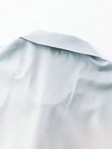 EGENSIO 男士风景画短袖 Polo 领单排扣休闲衬衫 - 彩色 - 查看 8