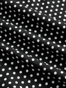 SHEIN Bộ bikini hai mảnh in hoa cổ điển dành cho thiếu nữ, trang phục đi biển mùa hè, màu mơ, chất liệu dệt kim, họa tiết vỏ sò, cổ yếm, kiểu dáng tam giác, đồ bơi mùa hè. - Nhiều màu - Xem 5