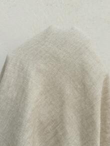 Siren Gaze 女士纯色简约休闲连体裤 - 杏色 - 查看 11