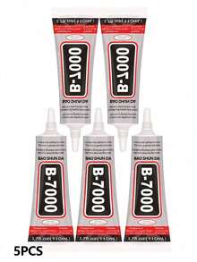 Keo dán đá B-7000, 15/25/50/110ML (3.7 Fl Oz), Keo dán trong suốt siêu chắc, chất lượng cao dùng trong chế tác trang sức, chống thấm nước, dẻo dai, thích hợp cho vải, điện thoại, làm trang sức. - Keo B7000 - Xem 10