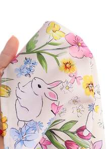 Souflis Souflis Baby Mädchen Peter Pan Kragen Fliege Puffärmel Blume Muster Baby Mädchen Kleid, Sommer Mode Urlaub Tropische Blumen Mädchen Süß Lässig Prinzessin Kleid Quetschig Sommer Outfits Kleider für Frühling Kleider für Mädchen Blumenkleid für Mädchen Quetschig Sommer Outfits Baby Kleidung für Mädchen Vintage Kleid für Baby Mädchen Ostern Kleider für Baby - Verschiedenfarbig - Übersicht 10