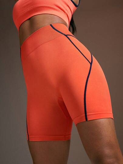 Powerista 女士无缝高腰显瘦运动短裤